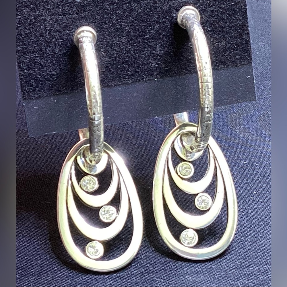Brighton Hoop Earrings with Charms